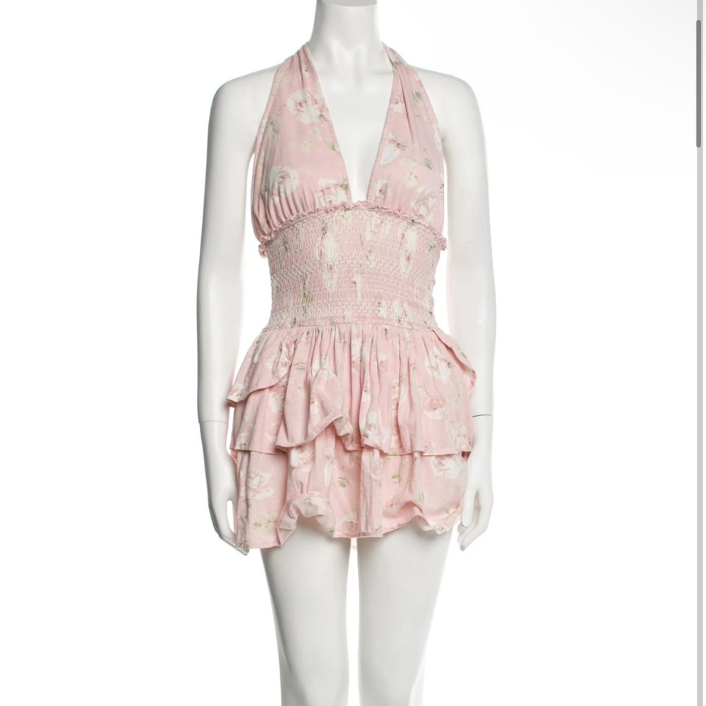 LoveShackFancy Halter Dress